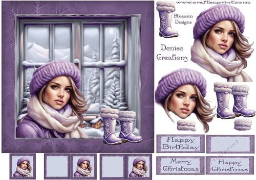 Purple Christmas / Birthday 1