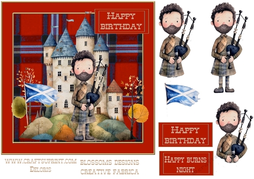 Burns night or birthday Piper 2
