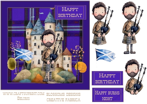 Burns night or birthday Piper 4