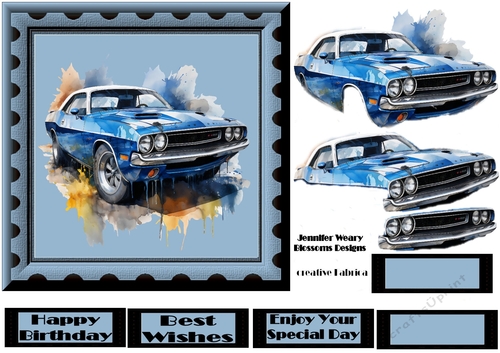 birthday car design 1