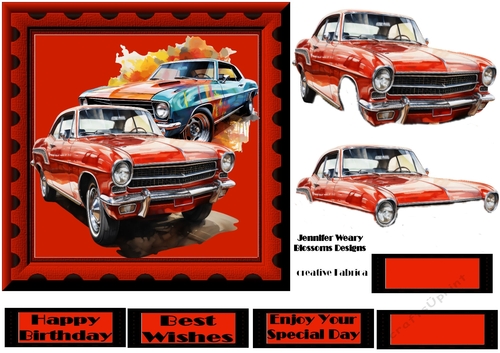birthday car design 1