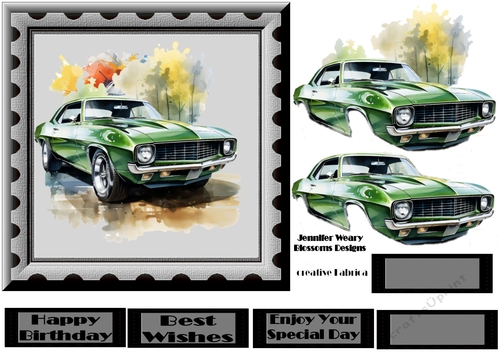 birthday car design 4