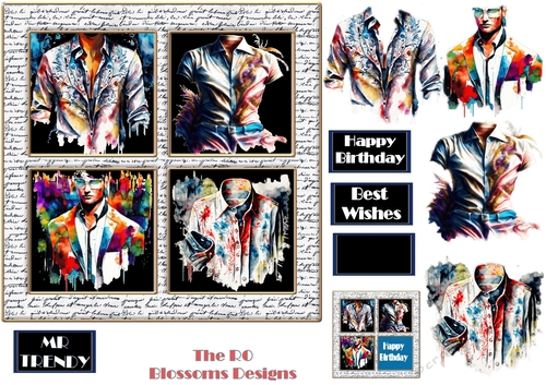 A lovely card of shirts 2