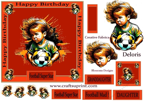 Football mad girl 1