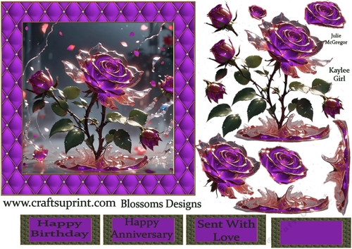 A beautiful rose design 3