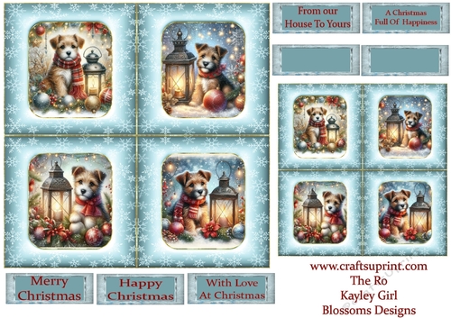 Pups at Christmas 2