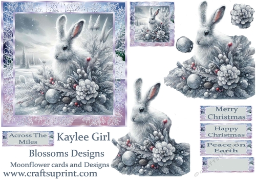 Beautiful Hare Christmas 1