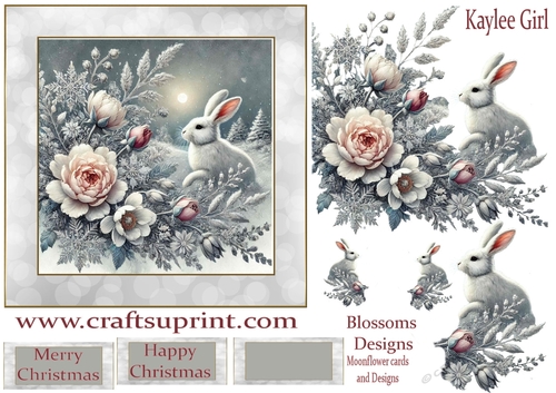 Beautiful Hare Christmas 4