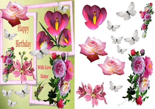 Spring Birthday Sister