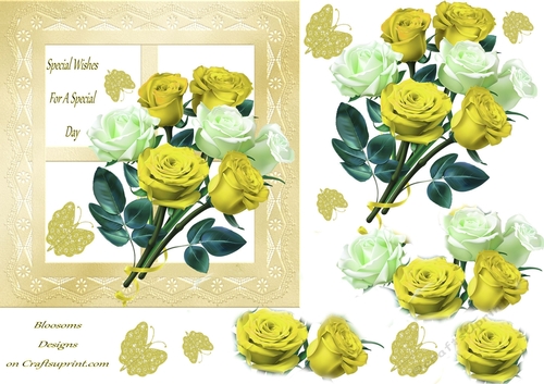 Gold roses special day, Birthday, congratulations, Anniversary