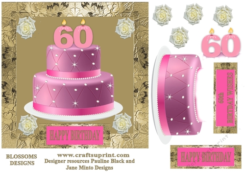 Pink 60th birthday