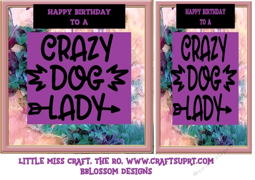 Crazy Dog lady Bithday