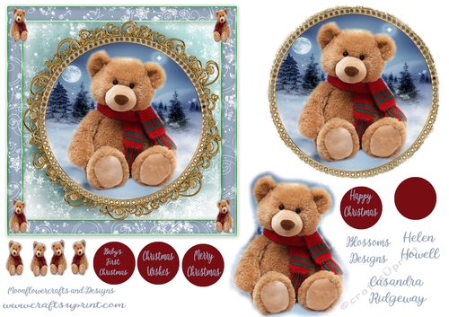 Teddy bear christmas 3