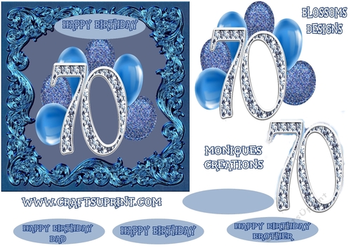 70th birthday male