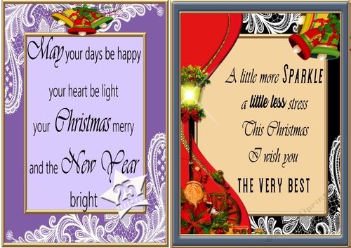Christmas toppers 