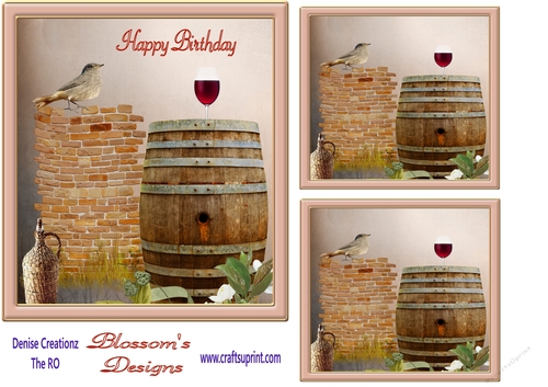 Wine barrel birthday