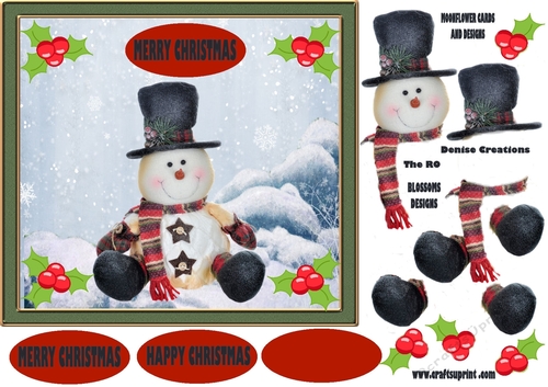 CHRISTMAS SNOWMAN 2