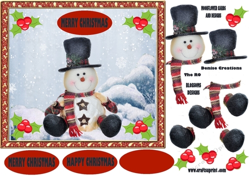 CHRISTMAS SNOWMAN 3