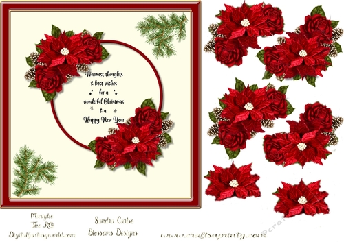 Poinsettia vintage 3