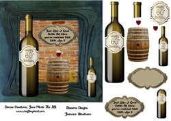 male Birthday wine 60th