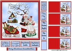 Christmas topper and tags 