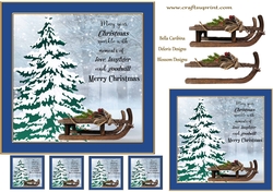 A lovely Christmas design with tags