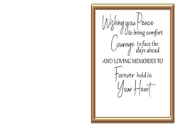 Sympathy insert