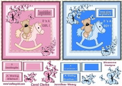 2 new baby toppers boy or girl