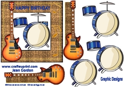 music guitar drums
