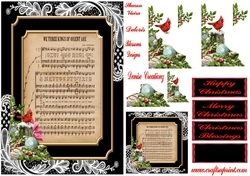 We three Kings carol design