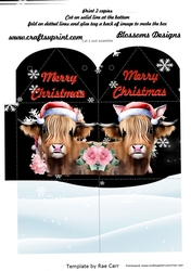 highland cow gift bag 