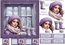 Purple Christmas / Birthday 1