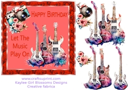 Guitars 7x7 music design 2
