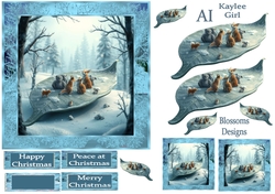 Beautiful animals and leaves 4