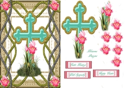 Easter or sympathy card design
