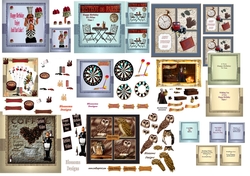 A bumper kit of male designs and inserts