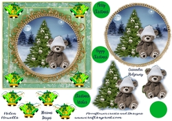 Teddy bear christmas 4