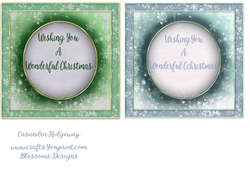 Teddy Christmas Inserts for matching cards 3 and 4