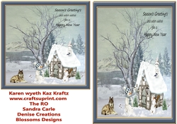 2 Christmas toppers