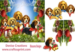 merry christmas dogs