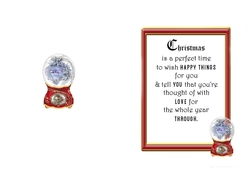 christmas globe insert