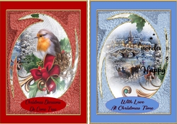 Christmas scenes toppers