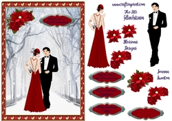 Christmas deco red