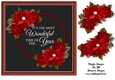 Christmas sentiment approx 7,1/2 x 7,1/2