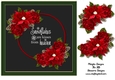 Christmas sentiment 2 approx 7,1/2x 7,1/2