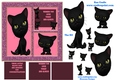 Black cats for luck pink