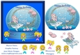 A lovely Mermaid Birthday card design