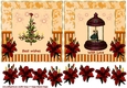 2 card toppers with decoupage
