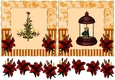 2 card toppers with decoupage