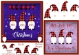 2 card Christmas Gnomes 2